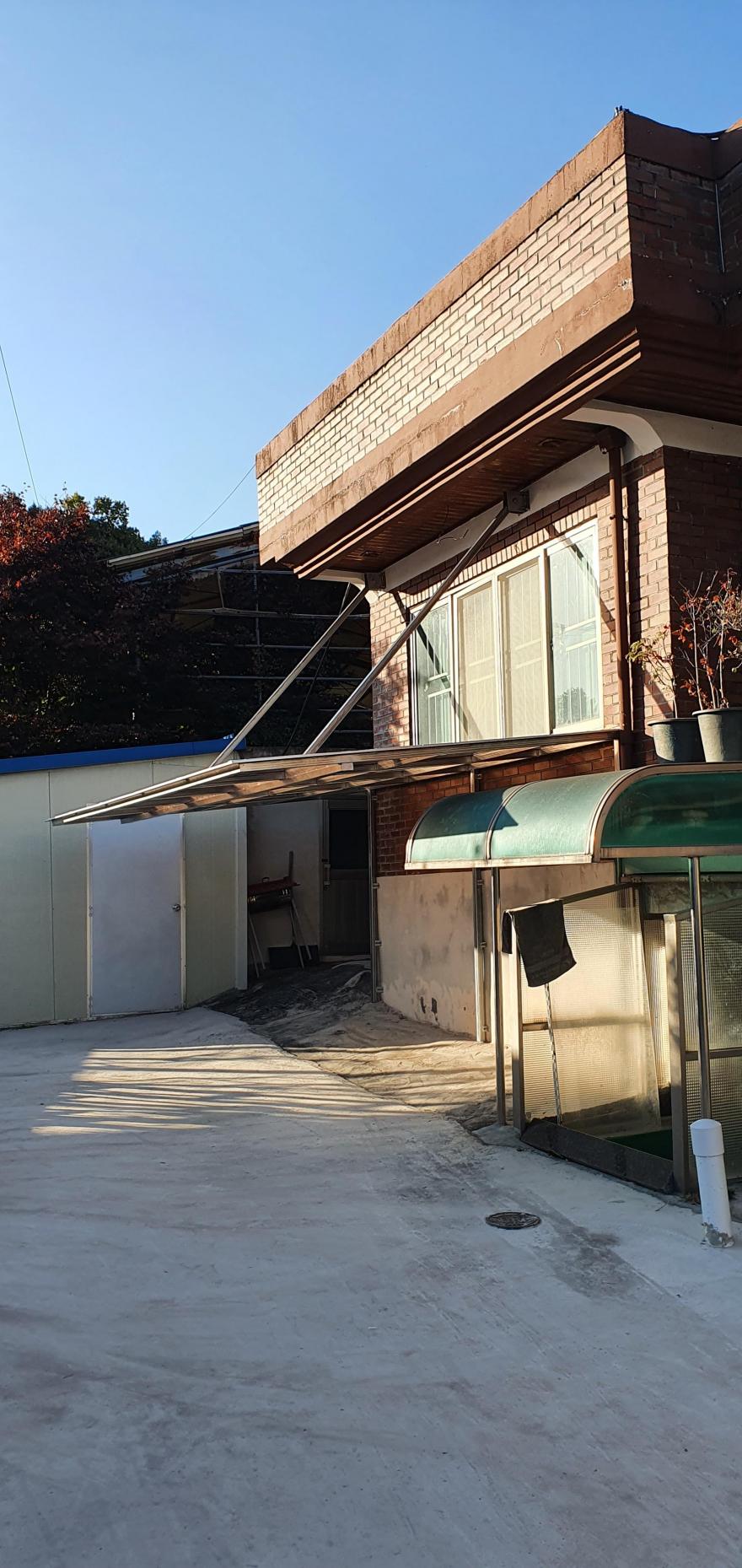 주차장 차마 공사