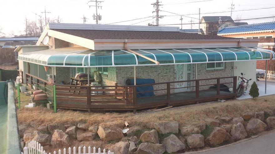 캐노피 공사